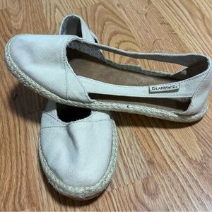 BearPaw Cream Espadrille Shoes